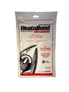 HeatnBond UltraHold Iron On Adhesive 17" X 1 Yard NonnSew Bond